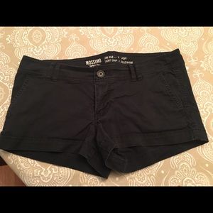 Juniors black shorts